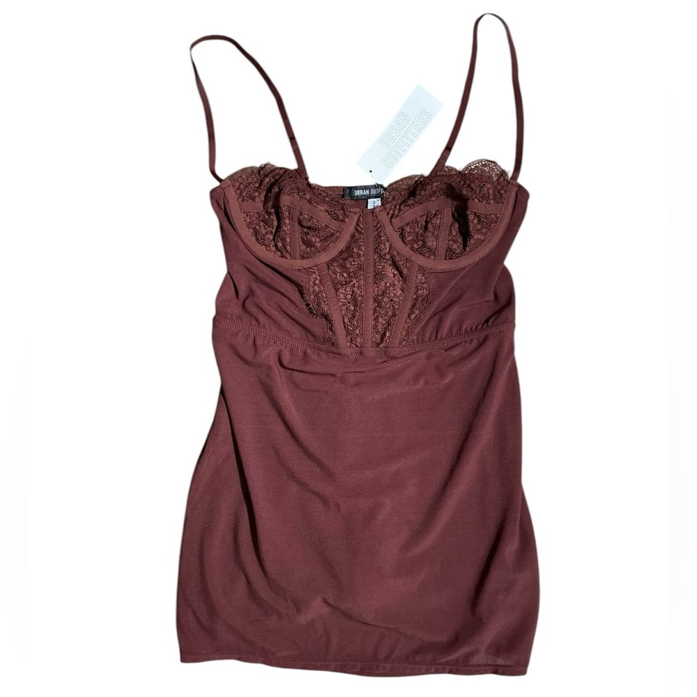 Urban Outfitters Lace Bustier Mini Dress NWT Size S